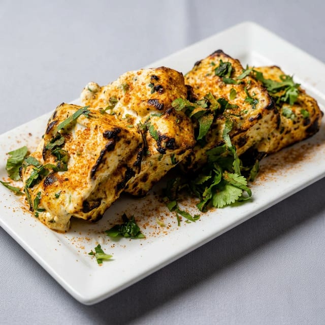 Malai Tandoori Panner Tikka.