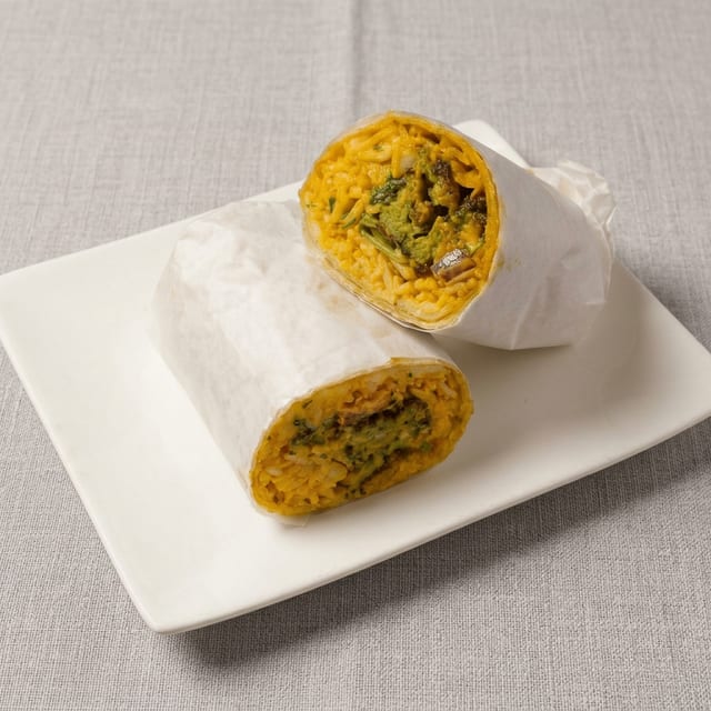 Falafel Fusion Burrito.